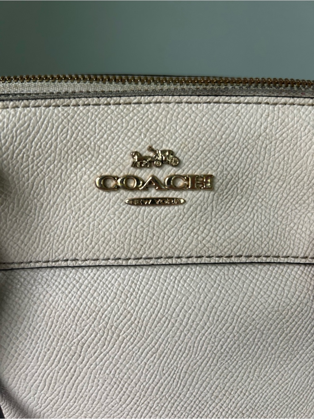 Coach Prairie Satchel + Matching Wallet - Chalk/Python Print - Picture 2 of 10